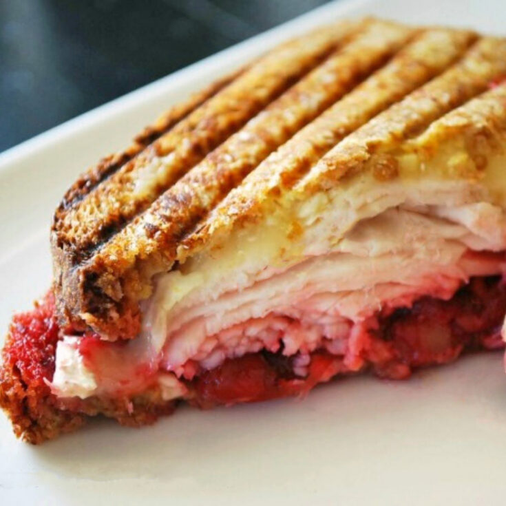 Image for Sprouted Grain Turkey Cranberry and Brie Panini